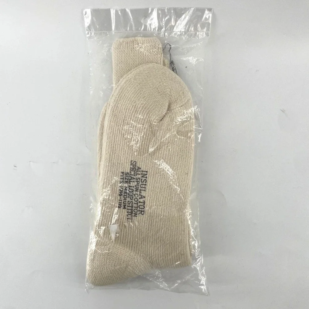 Vtg Ballston Thermal Socks Medium 10.5-11.5 All Spun Cotton USA Hunting‎ Fishing